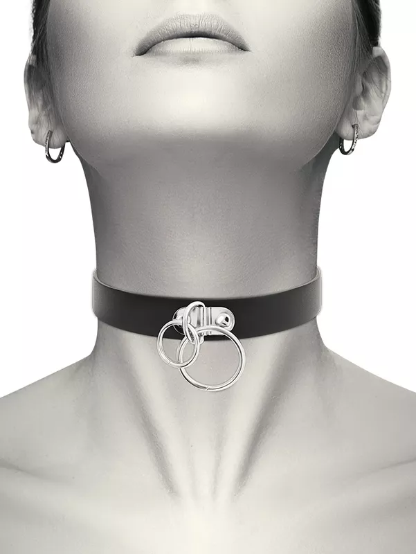 Halsband Coquette Doppelringe