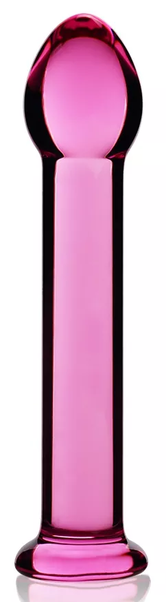 Glas-Dildo Romance Right 15 x 3,3cm Rosa