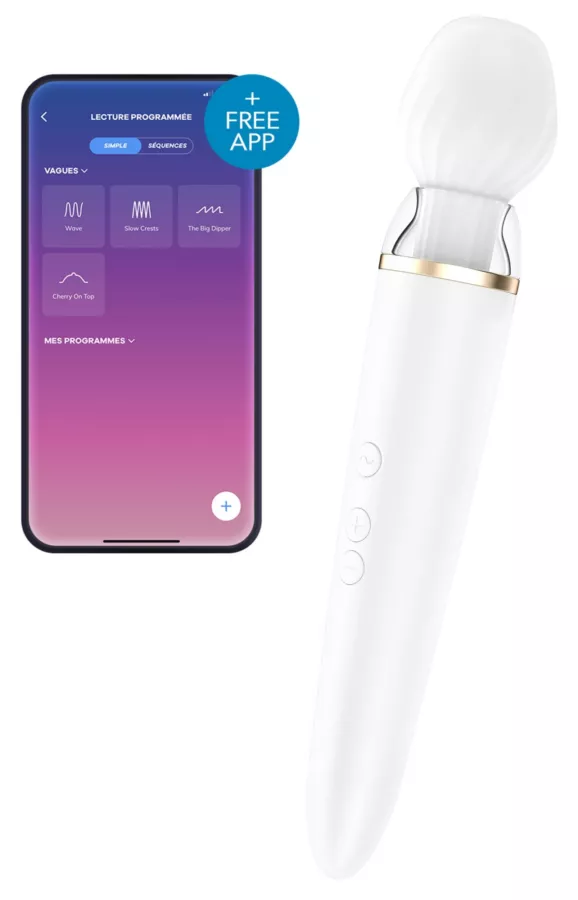 Double Wand-er Satisfyer 33cm Wit