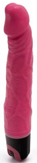 Multi Vibrating Dildo 17 x 3.5cm Pink