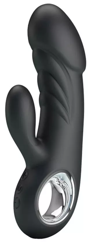 Vibromasseur Ansel Pretty Love 16cm Zwart