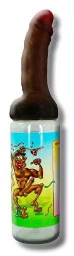 Penis-Flasche 360ml Braun
