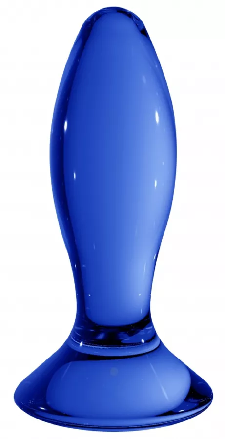 Glasplugs Follower Blau 9 x 3.5cm