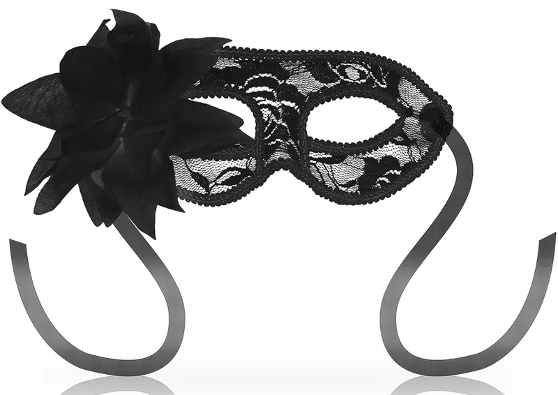 Maske OHMAMA Spitze und schwarze Blume