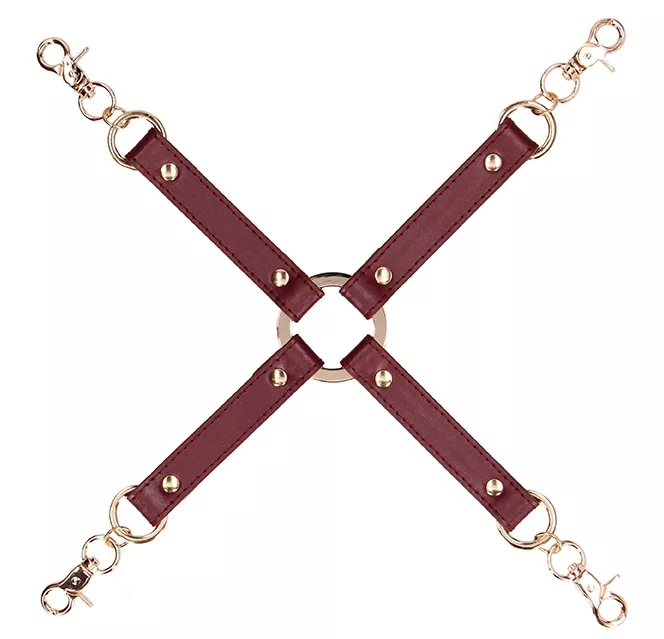 Hogtie für Handschellen Connector Rot
