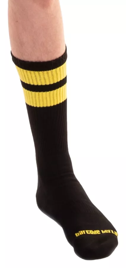 Socken GYM SOCKS Schwarz-Gelb