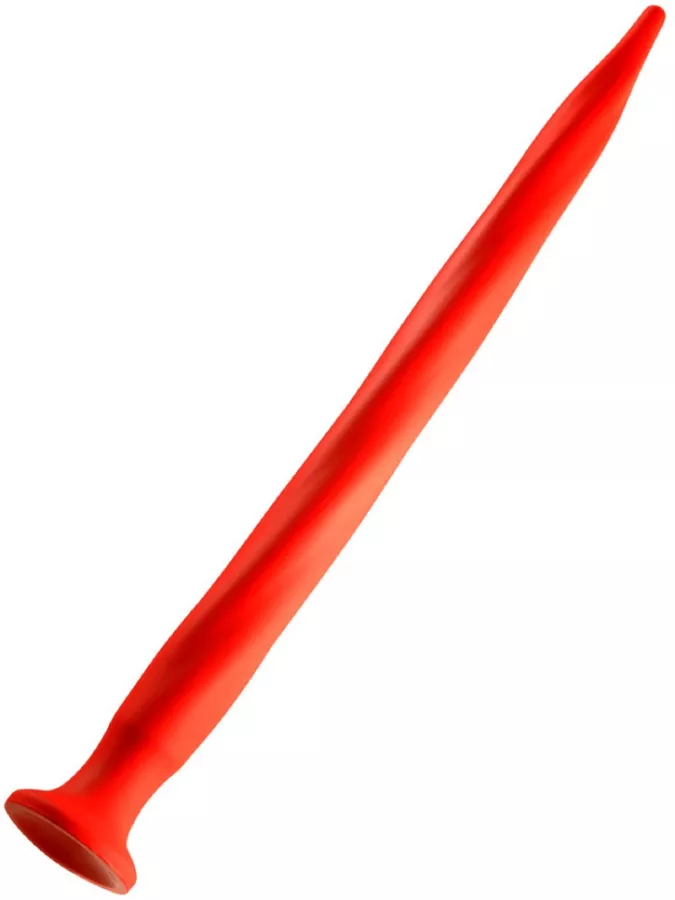 Langer Dildo Stretch Worm N5 - 64 x 5.2cm Rot