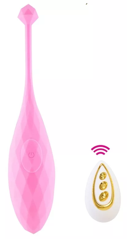 Vibro-ei Diamond Sex 9 x 3.2cm Roze