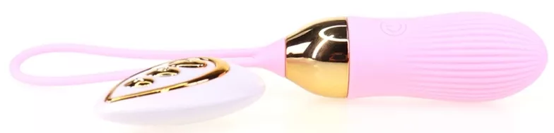 Vibro-ei Stripe Sex 8.5 x 3cm Roze