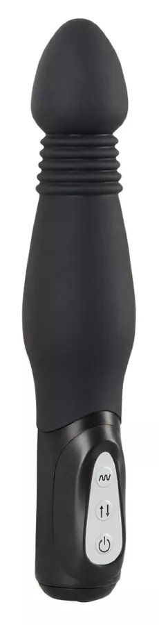 Vibrerende dildo met stoten Anal Thrust Vibe 15 x 4.5cm