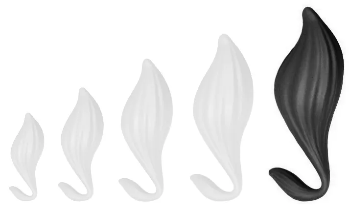 Butt Plug Silicone Bulby XXL 22 x 10cm Schwarz