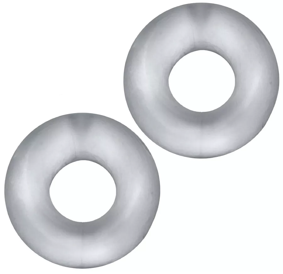 Set van 2 transparante Stiffy Bulge cockrings
