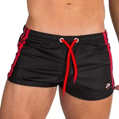 Shorts BYRON Laboratory Schwarz-Rosa