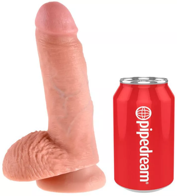 Realistic Dildo King Cock 16 x 4.6 cm Flesh
