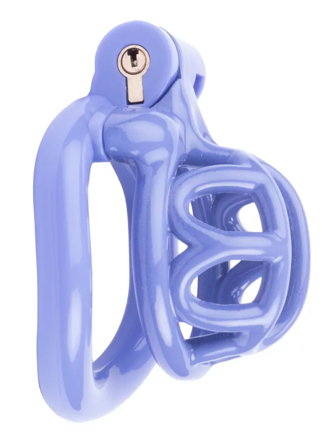 Keuschheitskäfig kurz LYFY 4 x 3,3cm Blau