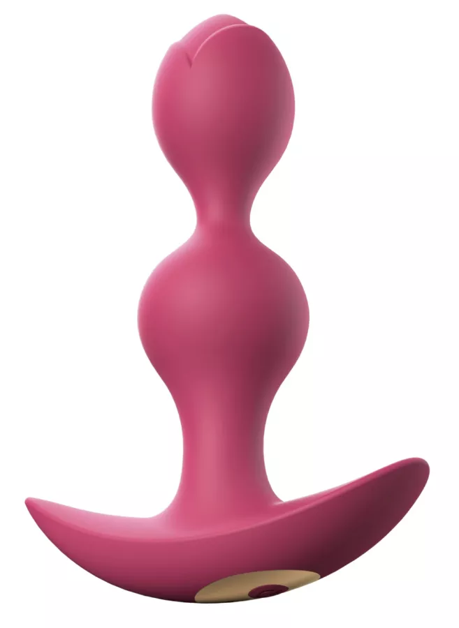 Vibierender Buttplug Twinny Bud 10.5 x 3cm Rosa