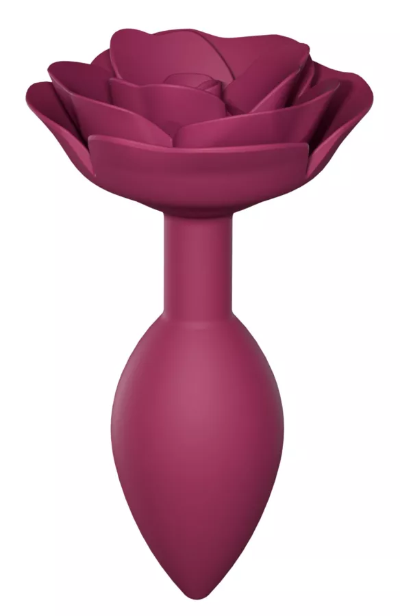 Schmuck-Buttplug Open Rosen M 8 x 3.3cm Rosa