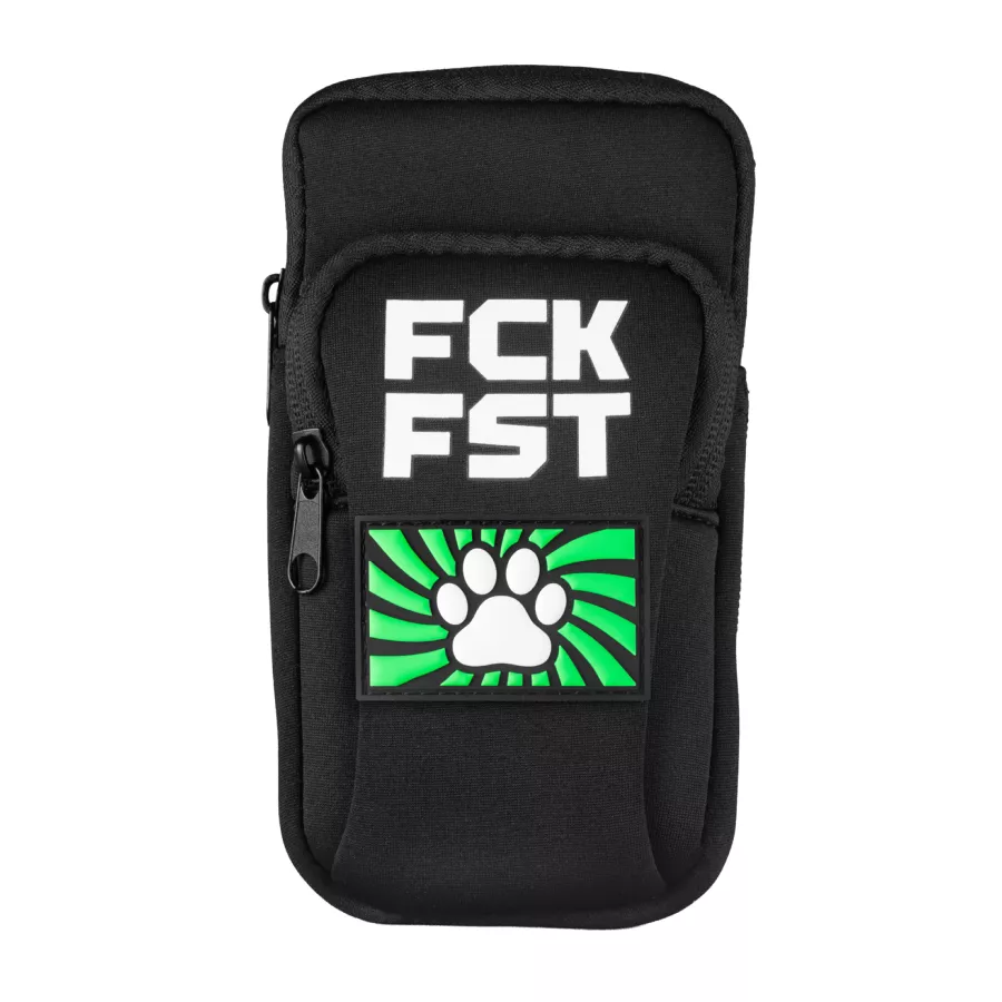 Fuck Bag FCK FST Zwart Tag Paw Groen