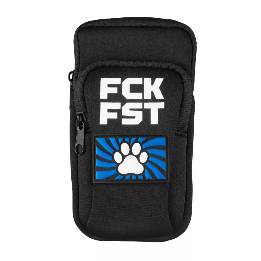 Fuck Bag FCK FST zwart Tag Paw blauw