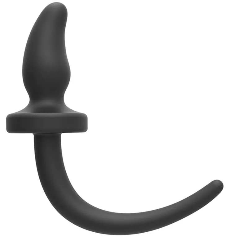 Analplug Curvy Dog S mit Schwanz 7 x 3cm - Schwanz 20cm