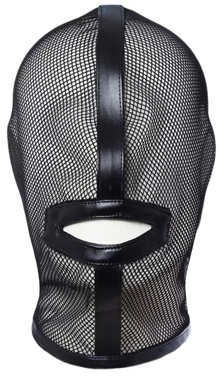 Schwarze Mesh-Maske