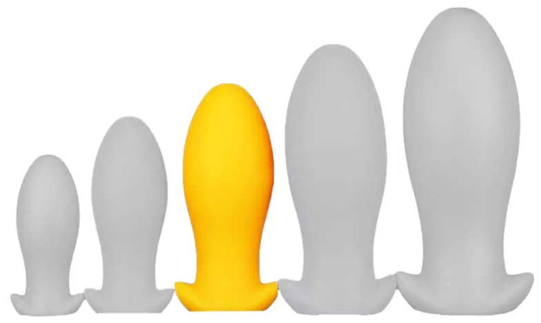 Silikonplug Saurus Egg L 14 x 6.3cm