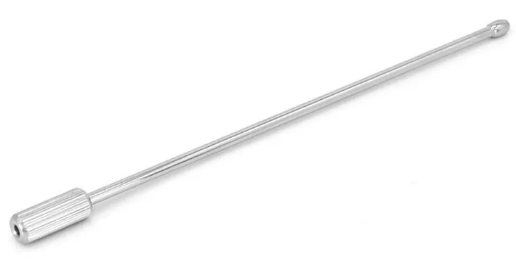 Durchbohrter Harnröhrenstab StainBall 18cm