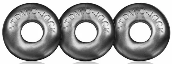 Pack mit 3 Mini-Cockrings Oxballs Grau