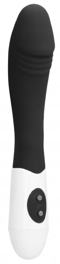 Vibro Ribbed Vibrator 12 x 3,7cm Schwarz