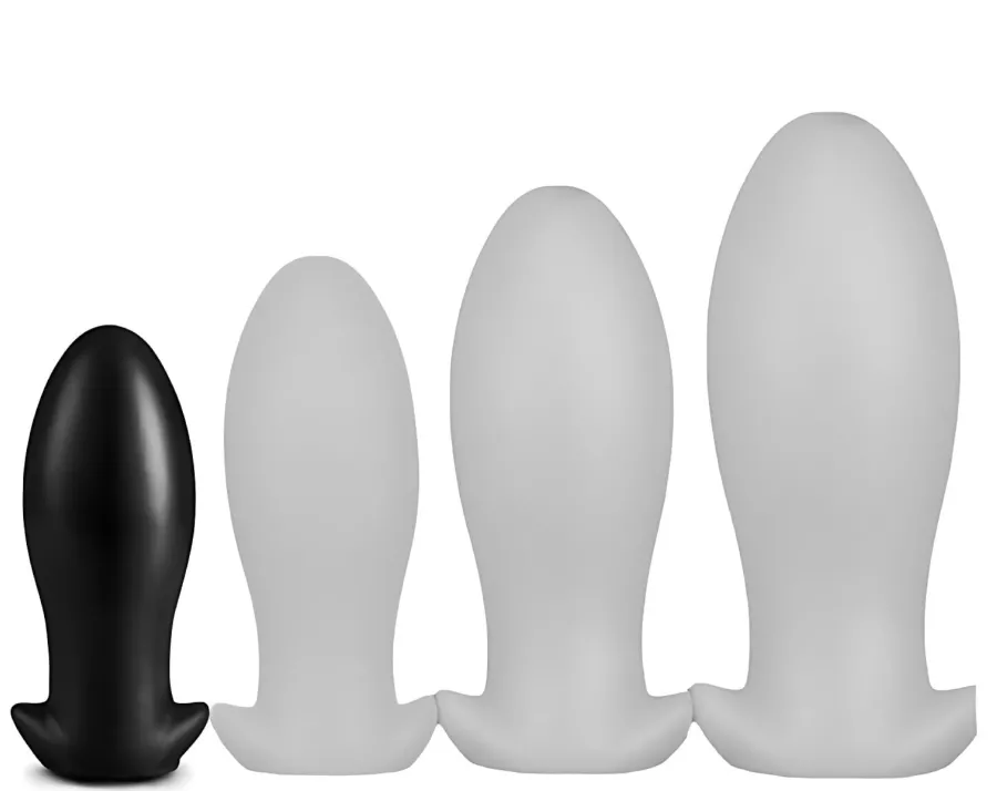 Butt Plug Drakar Egg S 10 x 4,5cm Schwarz