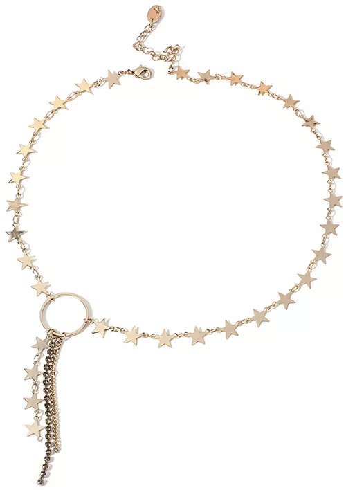 Choker Cuban Stars Gold