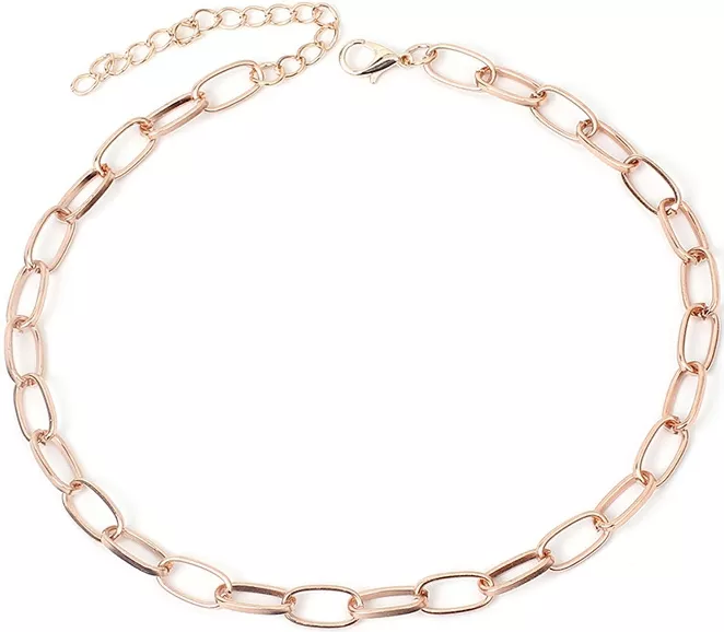 Choker Hollow Ring Rosa