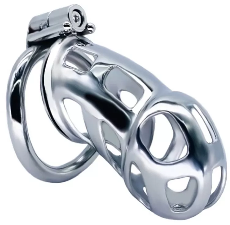 Metall-Keuschheitskäfig Cobra Steel 10 x 3.7cm