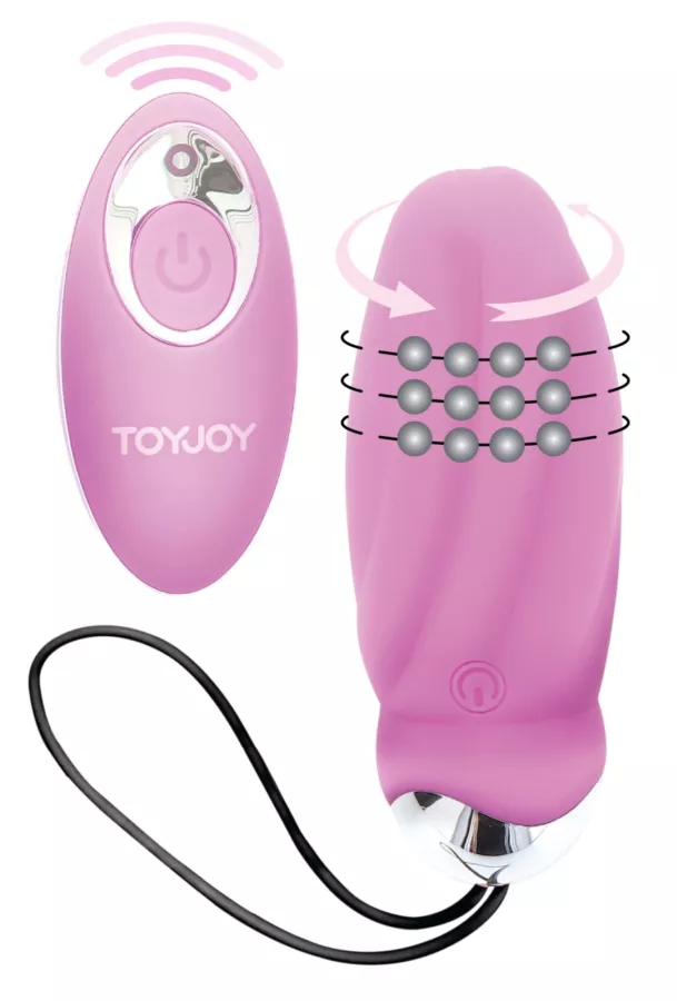 Trillend Ei Crack Me Up 8 x 3 cm Roze
