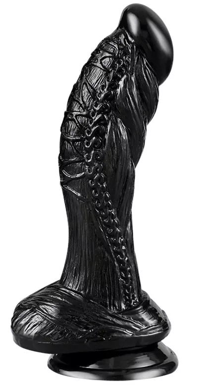 Dildo Monster Seemus 15 x 4.5cm Schwarz