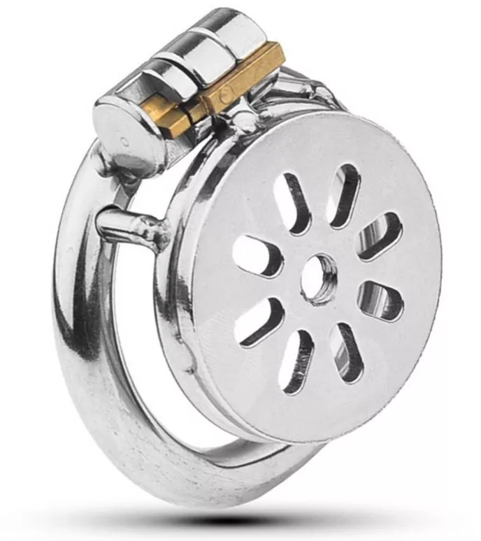 Keuschheitskäfig aus Metall Flat 2cm