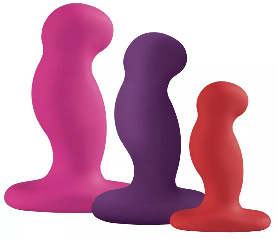 Set aus 3 vibrierenden Stöpseln G-Play Nexus