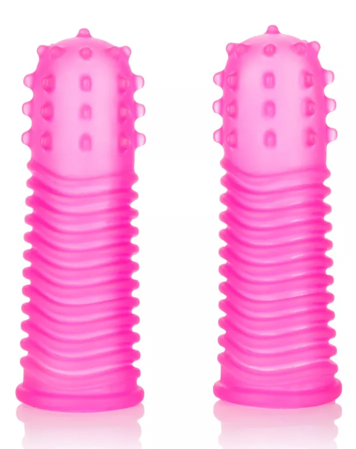 Fingerhülle Finger Tingler Rosa x2