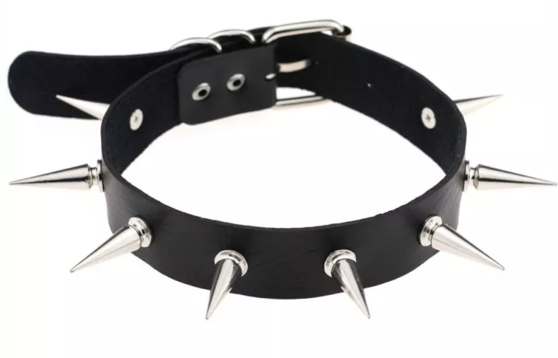 Nieten-Halsband Piky Lish Schwarz