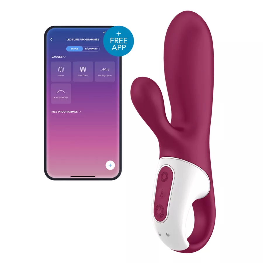 Vibrator konijn verbonden Hot Bunny Satisfyer 17 x 3.5cm