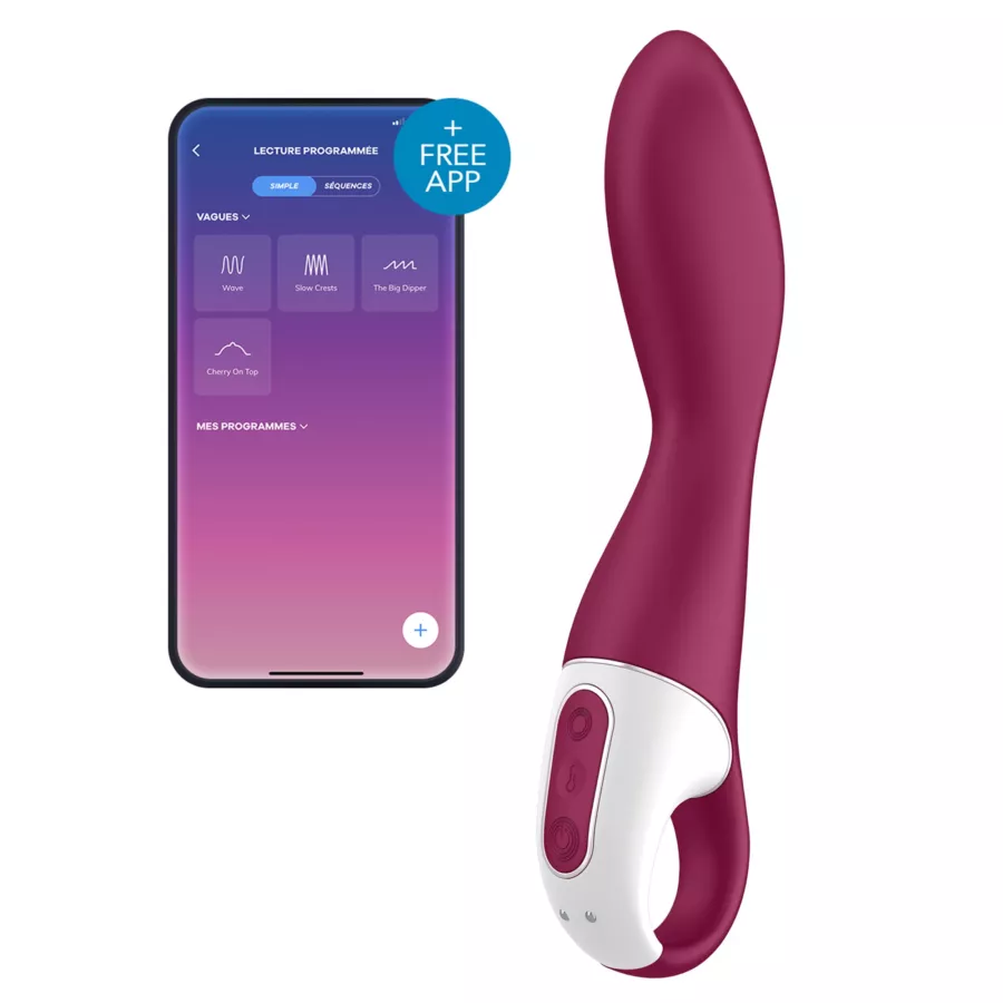 Vibrator verbonden Heated Thrill Satisfyer 20 x 3.5cm
