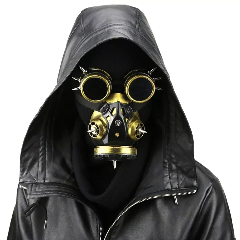 Maske und Brille Splice Gold