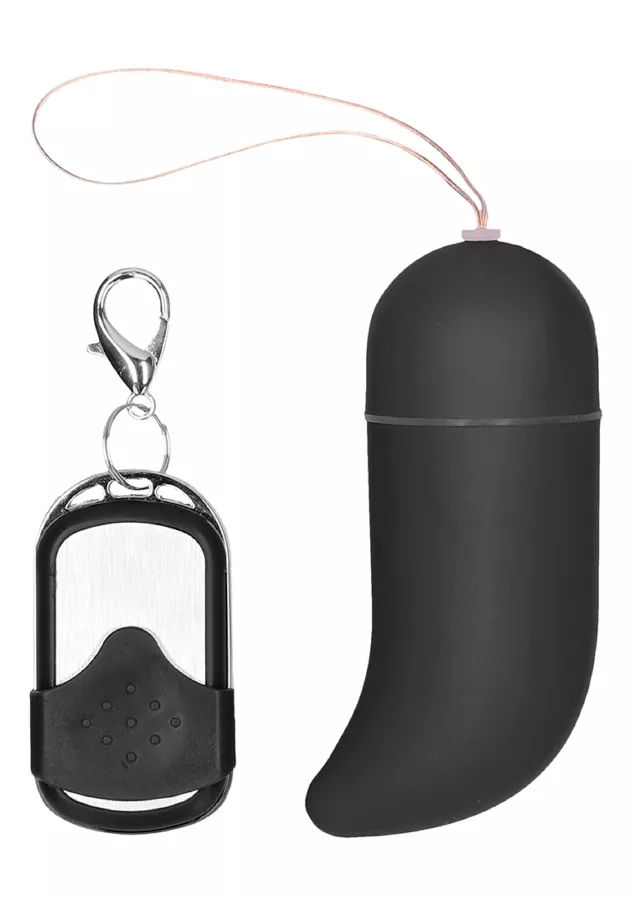Vibrierendes Ei schnurlos G-Spot Curve 8,5 x 3,4cm Schwarz