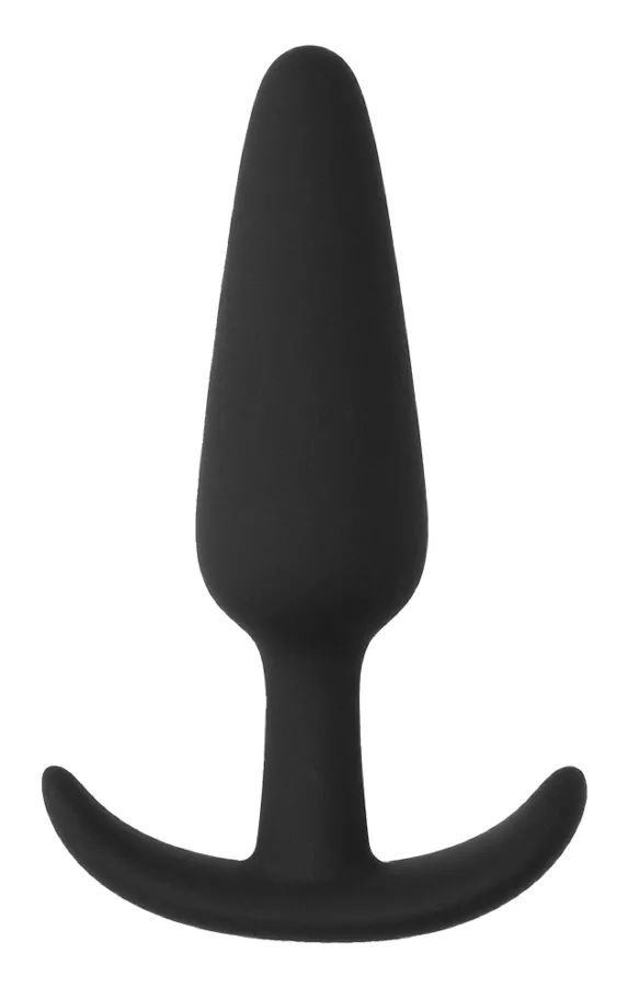 Analplug Silikon Slim Butt 7,5 x 2cm Schwarz