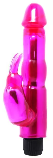 Vibrirendes Kaninchen Puppy Vibrator Violett