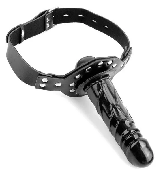 SM-Knebel mit Dildo 13 x 3.5 cm