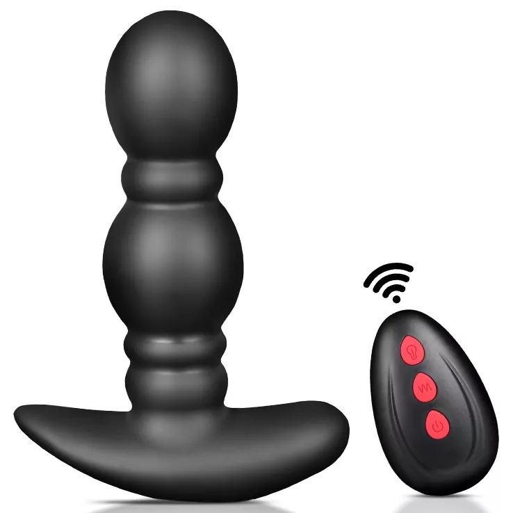 Aufblasbarer vibrierender Analplug BUTT INFLAT 11 x 3,8cm