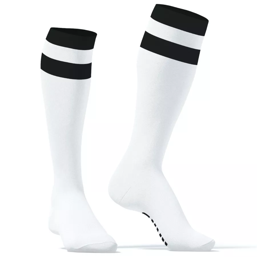 Hohe Socken Hard SneakXX Schwarz-Weiß