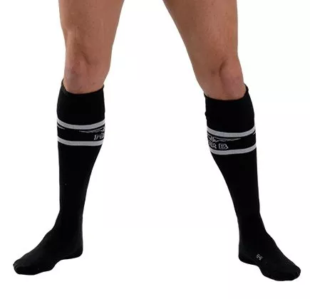 Hohe Socken URBAN FOOTBALL SOCKS Schwarz-Weiß