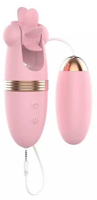 Rotatieve clitoris stimulator Magic Roll 13cm Roze
